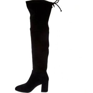 Stuart Weitzman Genna 60 Black Over-the-Knee Boots